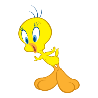 Tweety Bird Logo PNG Vector