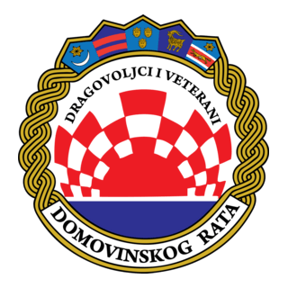 Udruga dragovoljaca i veterana Domovinskog rata Logo PNG Vector