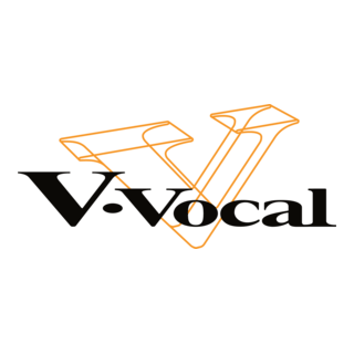 V-Vocal Logo PNG Vector