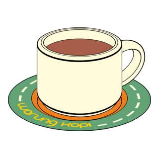 Warung Kopi Logo PNG Vector