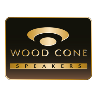 Wood Cone Speakers Logo PNG Vector