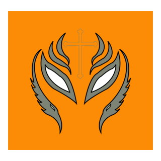 WWE Rey Mysterio mask design Logo PNG Vector