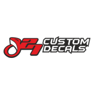 827 Custom Decals Logo PNG Vector