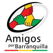 Amigos por Barranquilla Logo PNG Vector