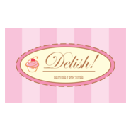 Delish Pasteleria y Reposteria Logo PNG Vector