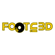 Foot in 3D Logo PNG Vector