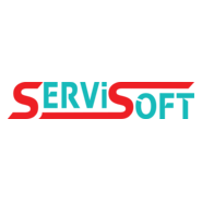 Servisoft Computer Center Logo PNG Vector