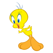 Tweety Bird Logo PNG Vector