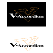 V-Accordian Logo PNG Vector