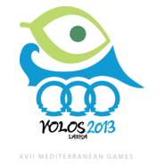 Volos and Larisa 2013, Mediterranean Games Logo PNG Vector