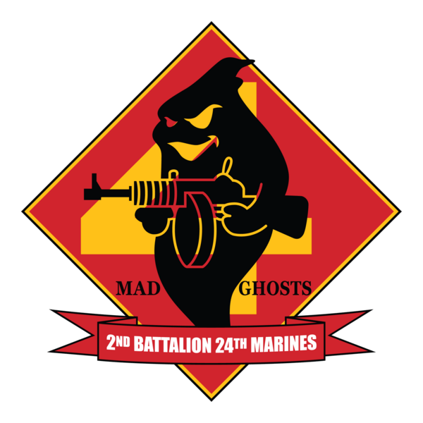 2nd Battalion 24th Marine Regiment USMCR Logo PNG Vector