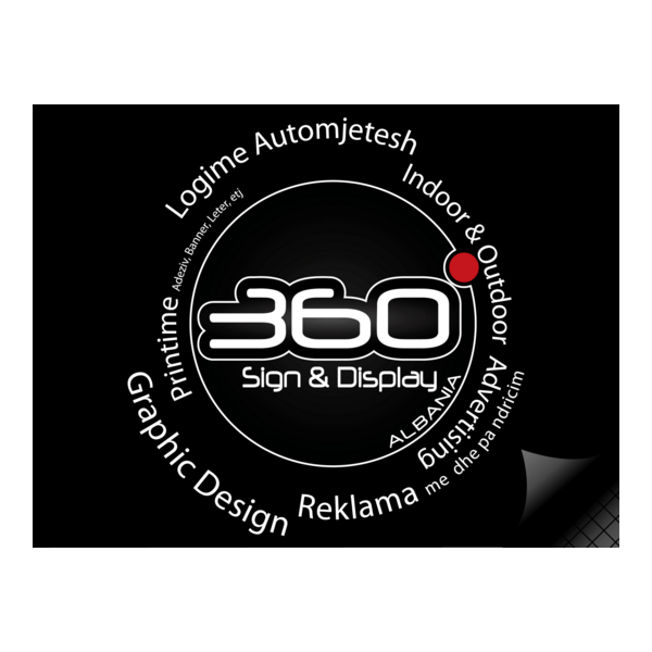 360 Signs&Display Logo PNG Vector