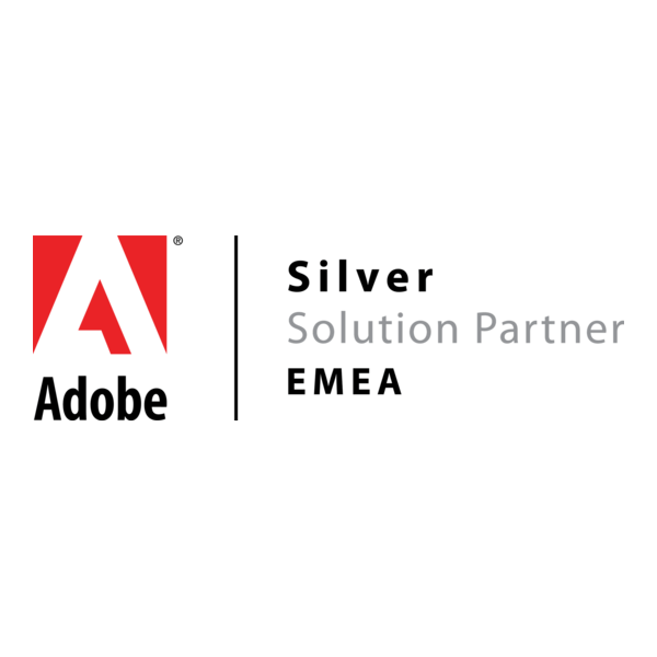Adobe Silver Solutions Partner Logo PNG Vector