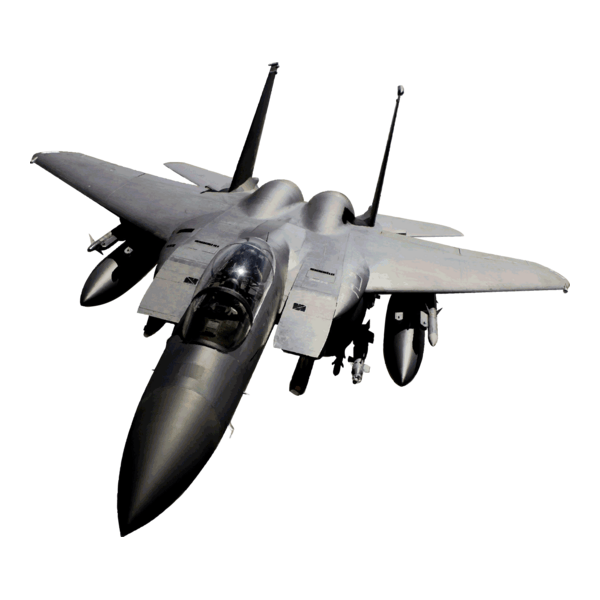 Airplane Fighter Logo PNG Vector