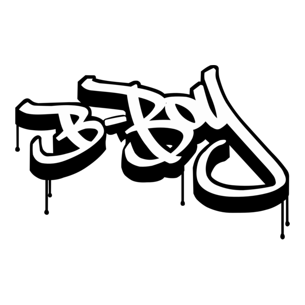 B-Boy Logo PNG Vector