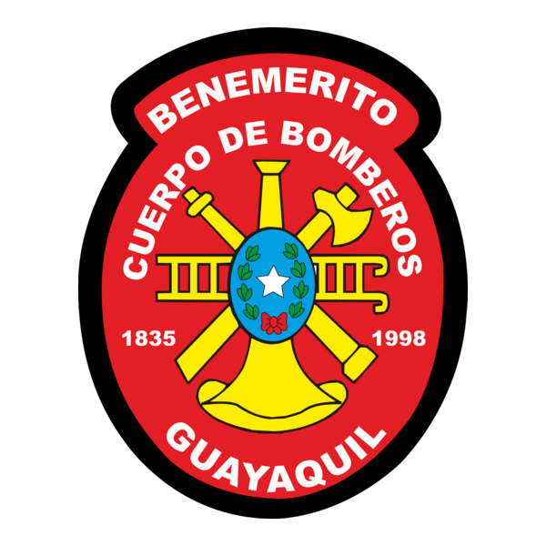 Benemerito Cuerpo de Bomberos Guayaquil Logo PNG Vector