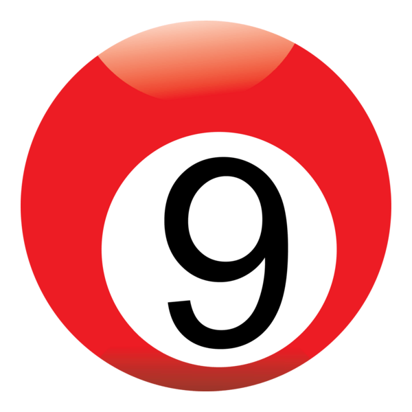 Billiard Ball Logo PNG Vector