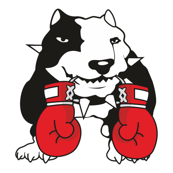 Black Dog Boxing Club Logo PNG Vector