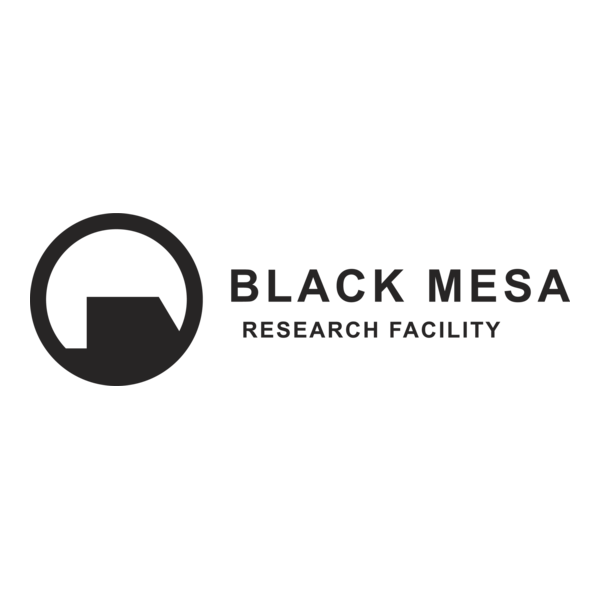 Black Mesa Research Facility Logo PNG Vector