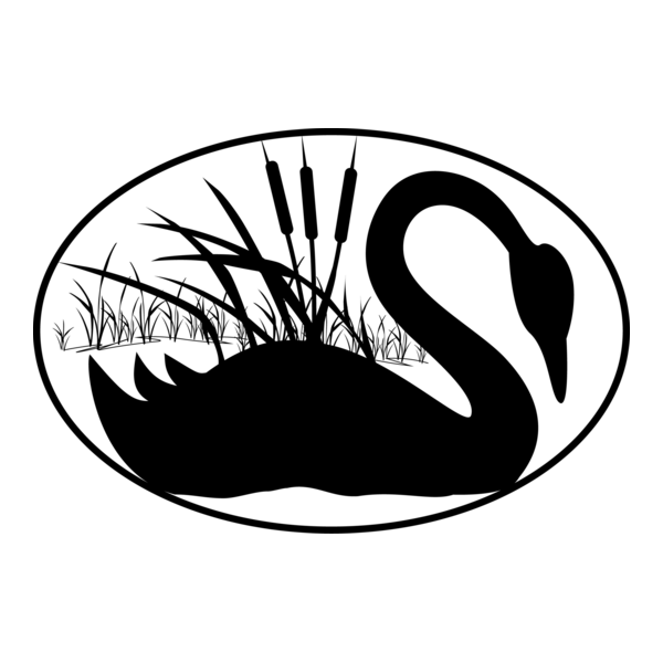 Black Swan Logo PNG Vector