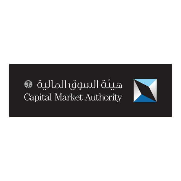 Capital Market Authority Negative Logo PNG Vector