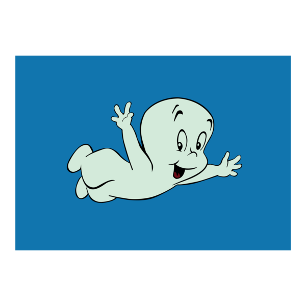 Casper the friendly ghost Logo PNG Vector