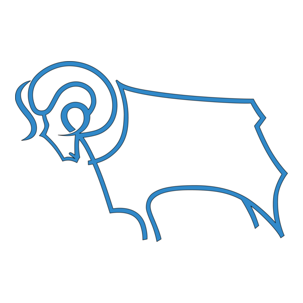 Derby County Football Club Logo PNG Vector