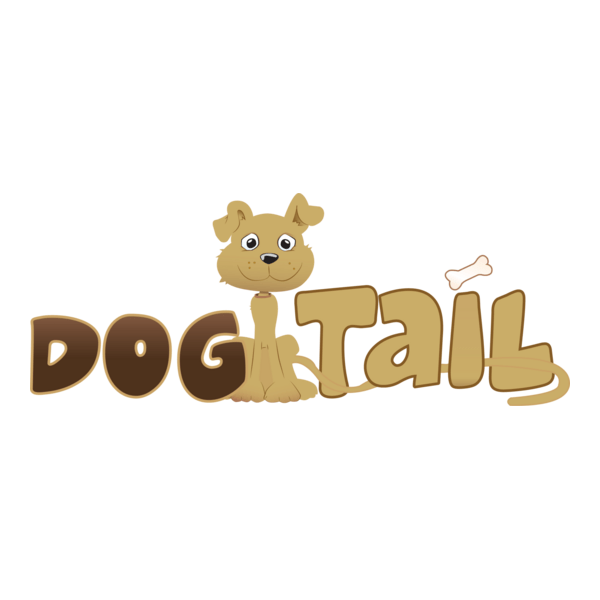 Dog Tail Logo PNG Vector