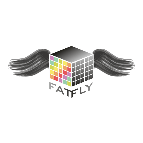 Fat Fly Logo PNG Vector