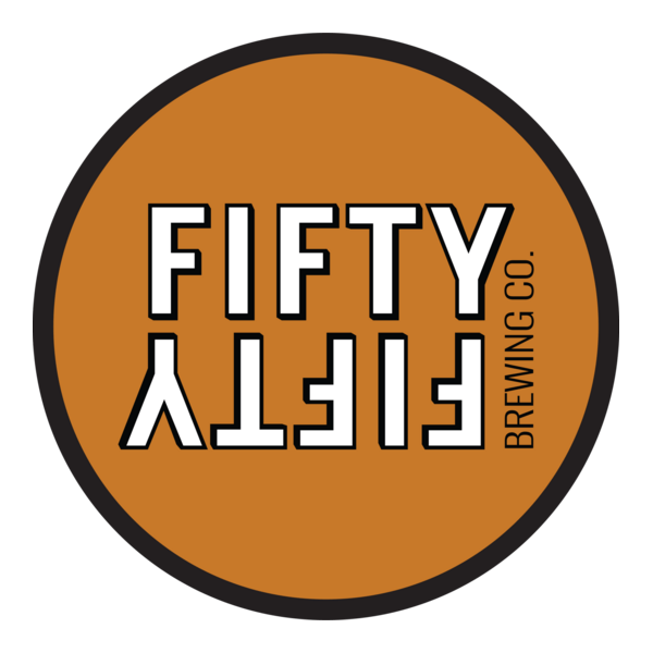 Fifty Fifty Brewing Co. Logo PNG Vector