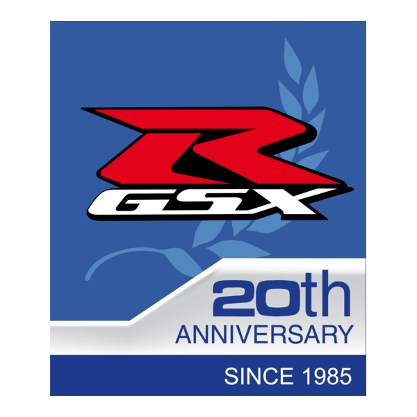 GSXR 20th anniversary Logo PNG Vector