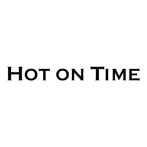 Hot on Time Logo PNG Vector