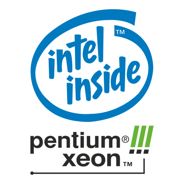 Intel Pentium III Xeon Logo PNG Vector