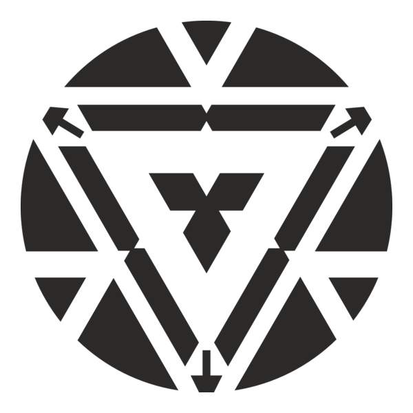 Iron Man Angler Reactor Logo PNG Vector