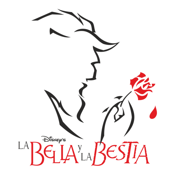 La Bella y la Bestia Logo PNG Vector