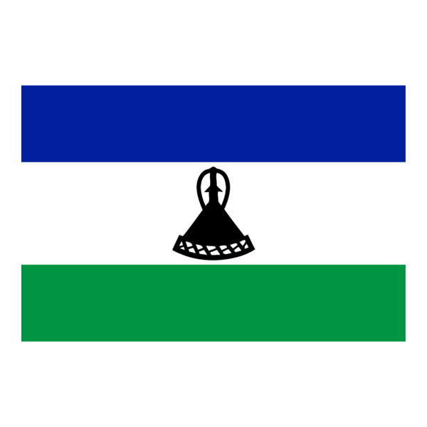LESOTHO FLAG. Logo PNG Vector