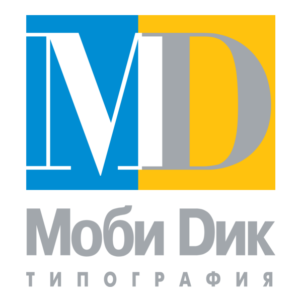 Moby Dick Printing House Logo PNG Vector