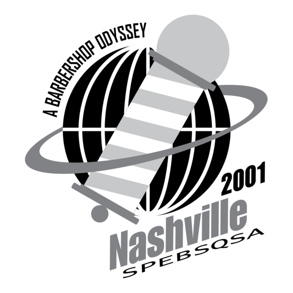 Nashville 2001 - A Barbershop Odyssey Logo PNG Vector