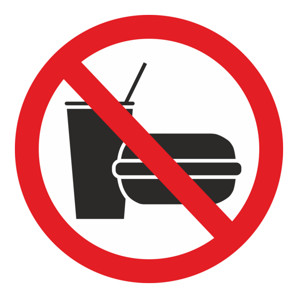 No Food Logo PNG Vector