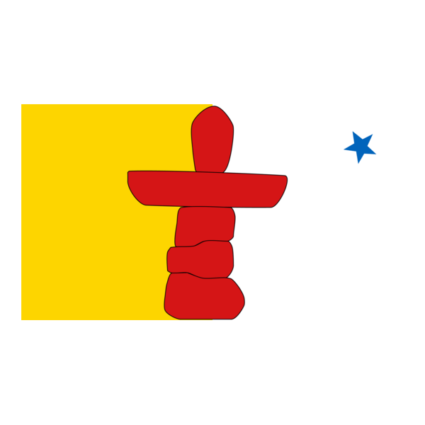 NUNAVUT TERRITORY FLAG Logo PNG Vector