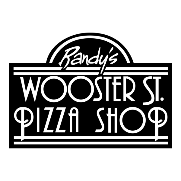 Randy's Wooster St. Pizza Shop Logo PNG Vector