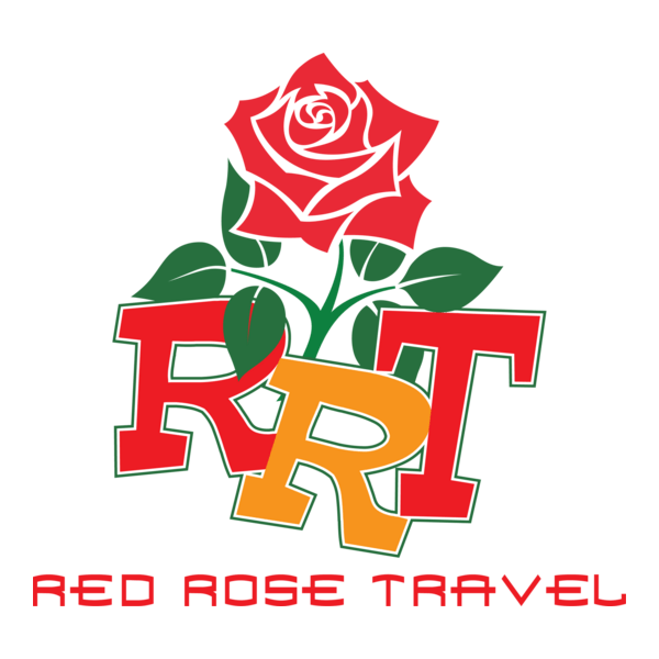 Red Rose Travel Logo PNG Vector