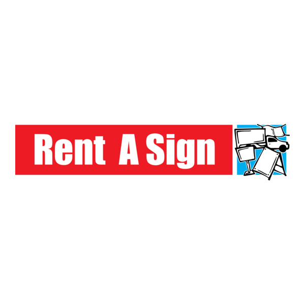 Rent A Sign Logo PNG Vector