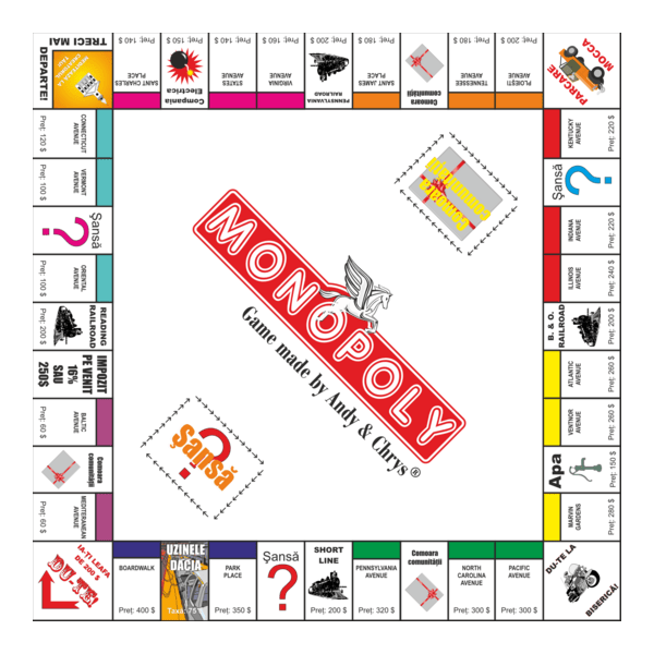 Romanian Monopoly Logo PNG Vector