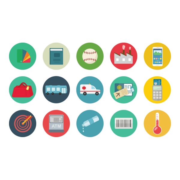 Round Icons Logo PNG Vector