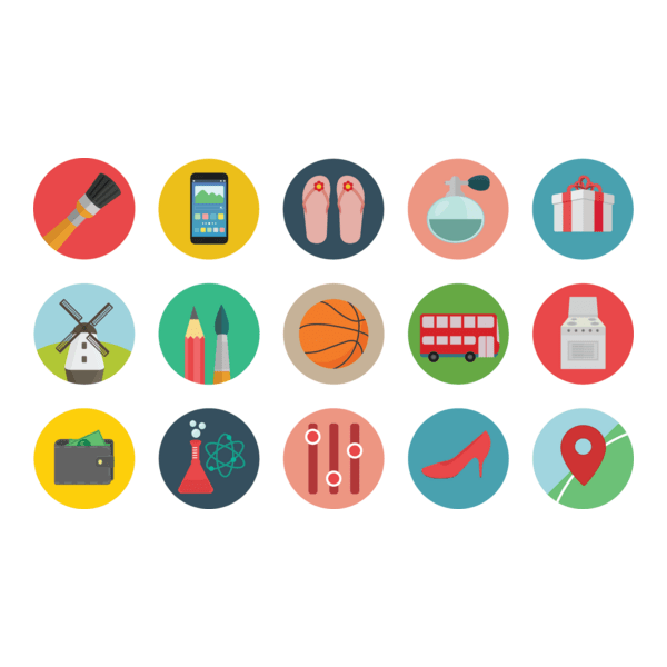 Round Icons Logo PNG Vector