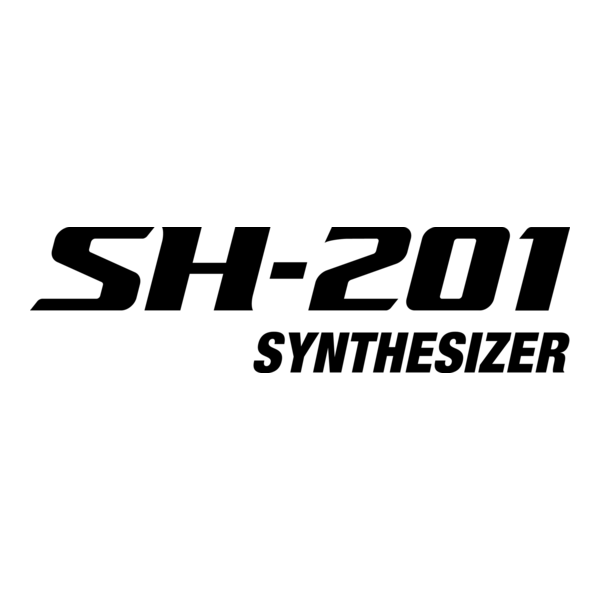 SH-201 Synthesizer Logo PNG Vector