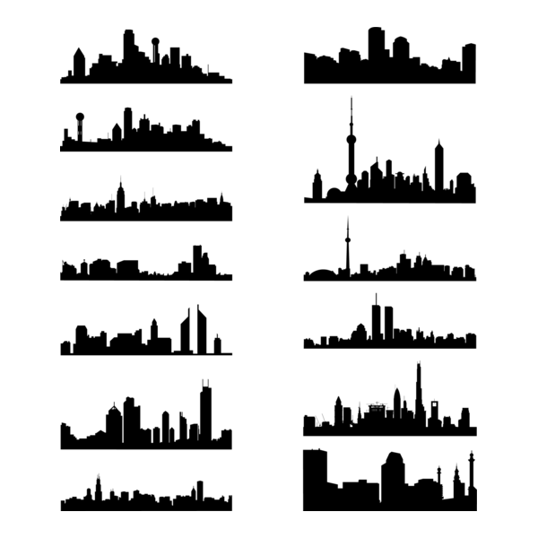 Skylines Cityscape Logo PNG Vector