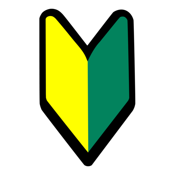 Soshinoya New Driver Badge Logo PNG Vector