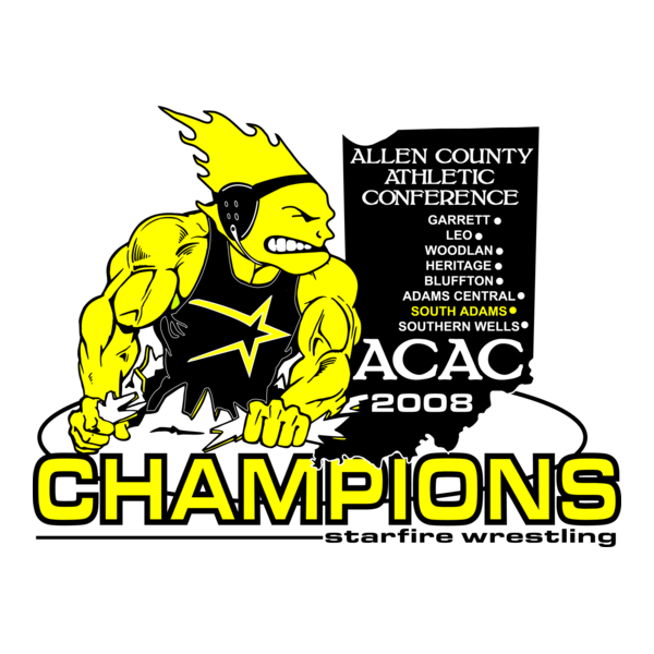 South Adams Wrestling 2 Logo PNG Vector